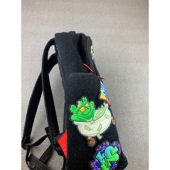 Sprayground Men Patch Backpack Bag Limited Edition Patches - Picture 4 of 9